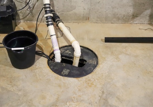 A sump pump helping contribute to Dry Basements in Peoria IL